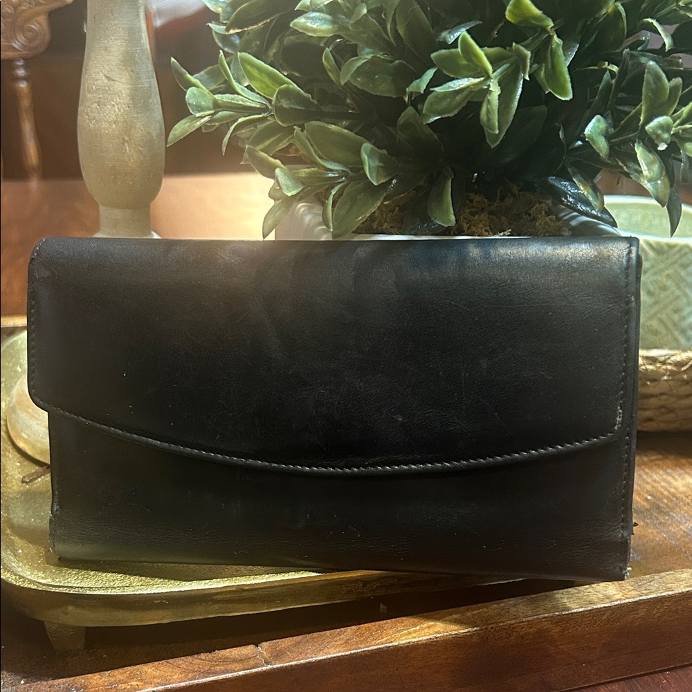 Vintage Black Leather G.H. Bass Wallet